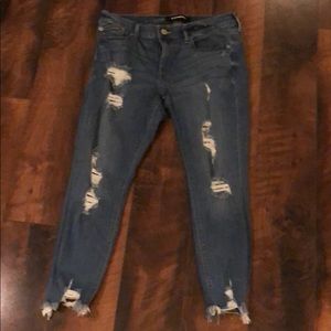 Express Distressed Jeans